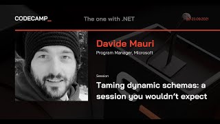 Taming dynamic schemas: a session you wouldn’t expect by Davide Mauri Interview With Davide Mauri