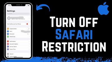 How To Turn Off Safari Restrictions