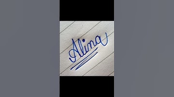 Guys comment your Name by Improve with me plz subscribe #cursive #video #shorts