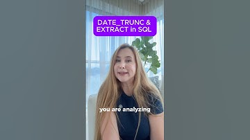 DATE_TRUNC and EXTRACT in #sql