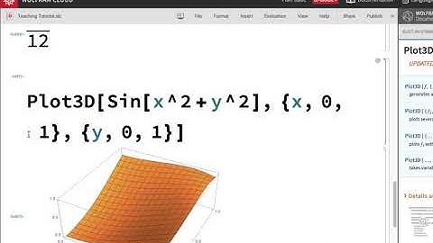 Lecture 12 Mathematica Tutorial Plotting