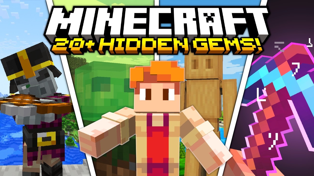 20+ HIDDEN GEM Texture Packs for Minecraft!