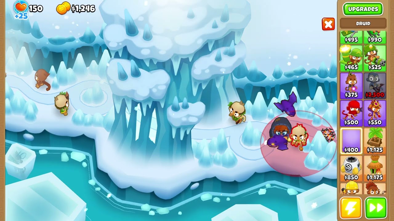 Bloons TD 6 | Glacial Trail | Medium - Standard Strategy Guide