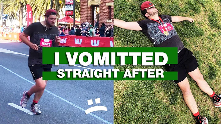 I tried to run a half marathon with no training (puke warning)