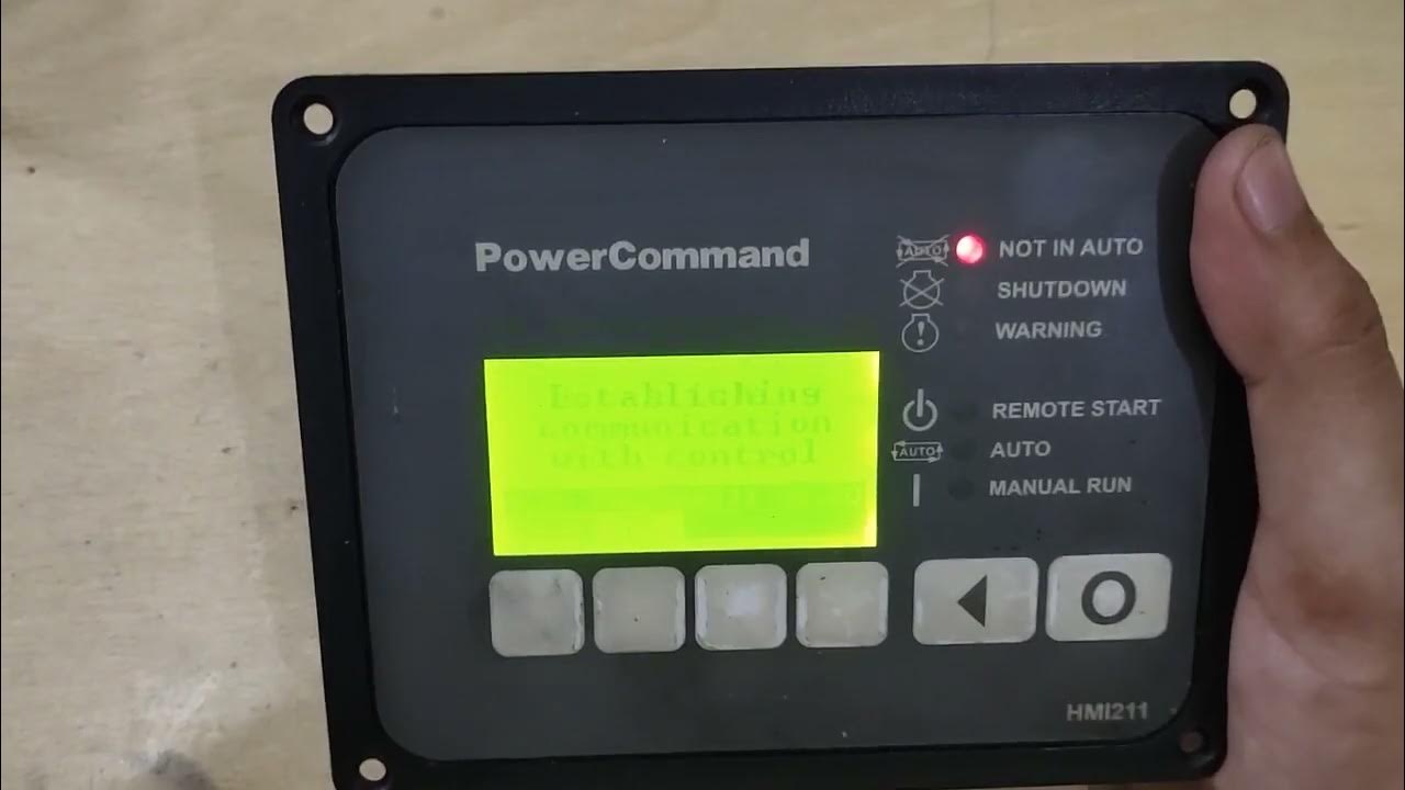 Repair of #Powercommand #HMI211 #Display, #hmi #powerstart , #0300-6014