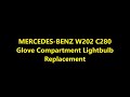 Mercedes-Benz W202 C280 Glove Compartment Light Replacement