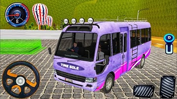 Bus Simulator 2025 Offroad Bus Real Bus Game Euro Mini Coach Bus Driving Game Android Gameplay