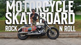 Motorcycle, Skateboard, Rock And Roll! Harley Davidson Dyna 2004 Custom Clubstyle Fxr?