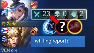 NEW LING PLAYSTYLE \u0026 ONESHOT BUILD AFTER BUFF!!🤯 (I’m shocked)