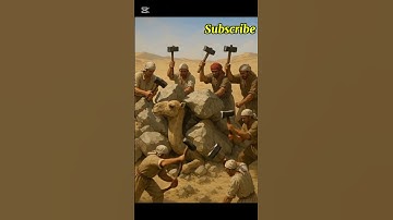 Rescue camel from giant log of tree #animal #funny #shorts