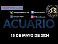 Horóscopo Diario - Acuario - 15 de Mayo de 2024.