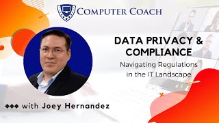 Data Privacy and Compliance
In an era of increasing digital connectivity and data breaches, safeguarding sensitive information has become paramount. Dont skip this webinar with industry expert, Joey Hernandez.
Data privacy and compliance are critical considerations for businesses and individuals alike. The webinar will provide you with insights into the evolving landscape of data protection and equip you with the knowledge to ensure the privacy and security of your data.
What Youll Learn:
• Understanding the importance of data protection and its impact on individuals and organizations
• Best practices for data handling, storage, and encryption
• Strategies to mitigate risks and prevent data breaches
• The role of data privacy officers and compliance teams
• Navigating the ethical considerations of data collection and usage Data Privacy and Compliance
