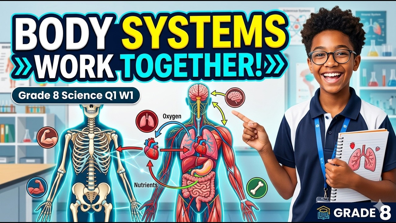 Grade 8 Science Q1 Week 1: How Body Systems Work Together | Human Body ...