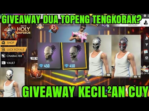 Giveaway Topeng Skull Mask Kecil Lan Free Fire Indonesia