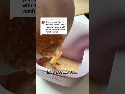 World S First Reusable Vomit Bucket Bib Great For Travel Sickness