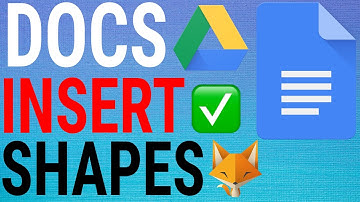 How To Insert Shapes In Google Docs