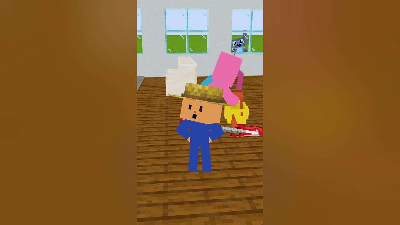 POCOYO Y LAS VOCALES  #shorts #minecraft  #smilingcritters #sprunki #poppyplaytime4