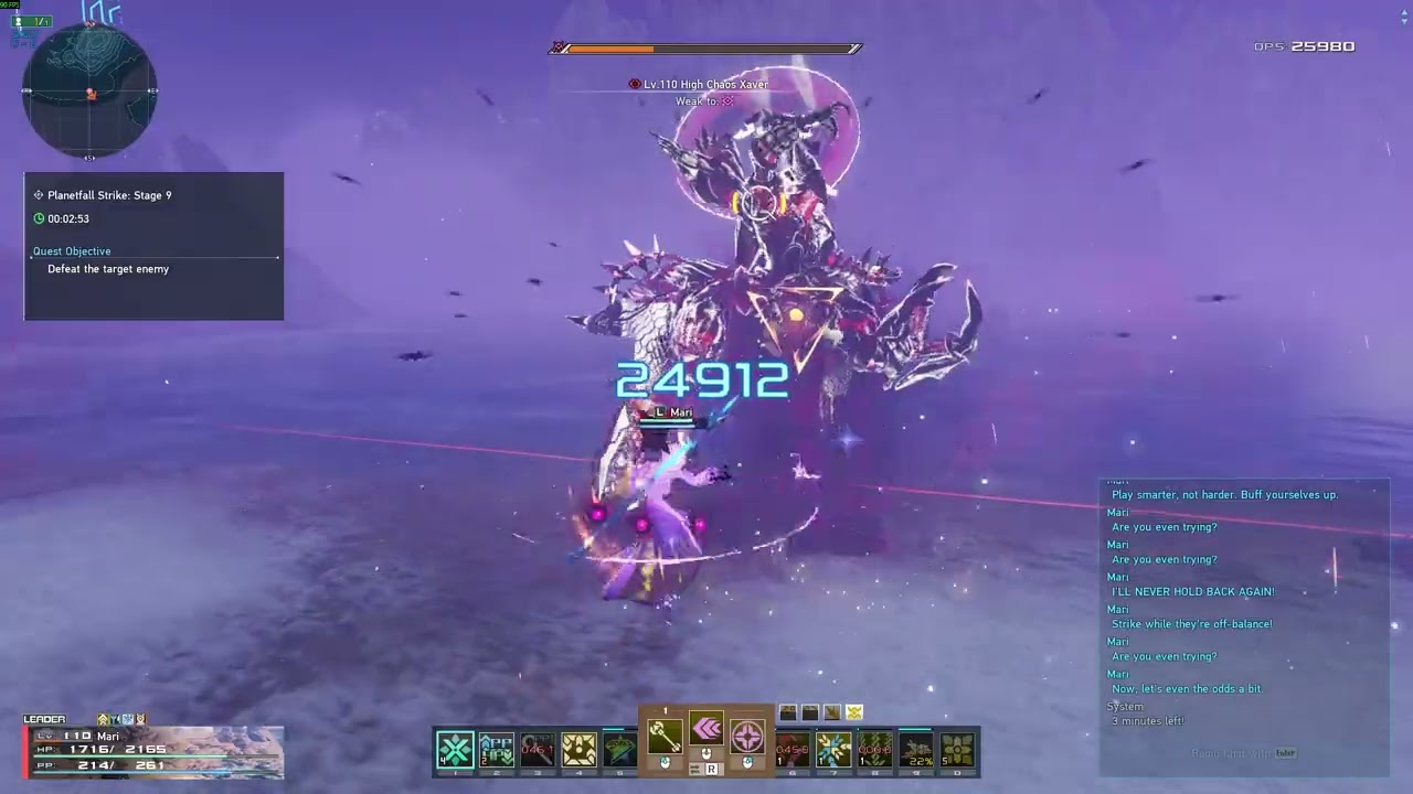 PSO2:NGS Planetfall Strike Stage 9 Rank 5 (Force)
