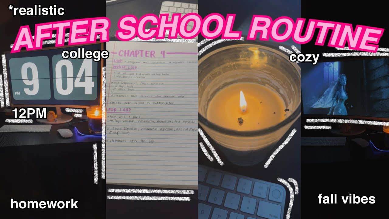 REALISTIC AFTER SCHOOL ROUTINE - YouTube