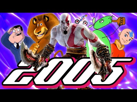 2005 ГОД | Мадагаскар, God of War, Guitar Hero, Xbox 360, Офис | ПОПКУЛЬТ - Смотреть видео с Ютуба без ограничений