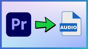 How to Only Export Audio in Premiere Pro 2025