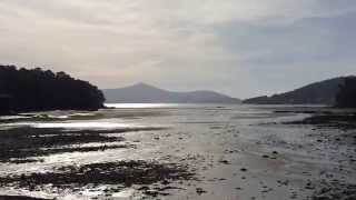 Coastal fishing town of Galicia
