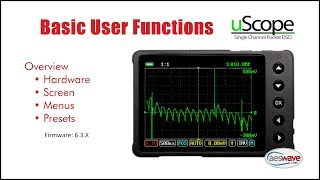 uScope   Basic User Functions