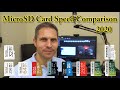 Best MicroSD Cards for Drones, Dash Cams, Phones -  Speed Test - NOT SPONSORED – REAL NUMBERS