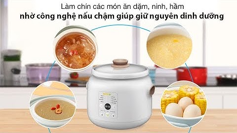 Nồi nấu chậm điện tử Bennix Thái Lan BN-30SLC dung tích 3L đa năng 8 chức năng - Zalo 0986588655