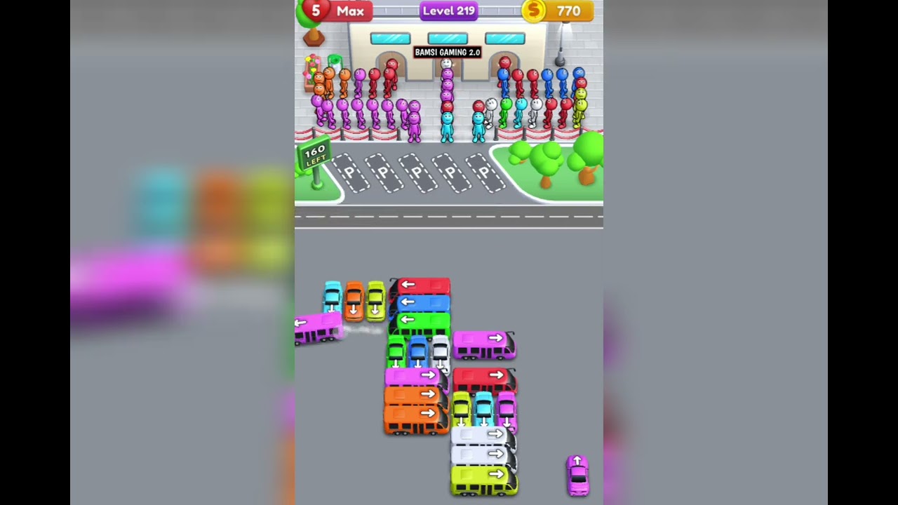 Crowd Express Boarding Puzzle Level 217 Game Walkthrough Solution