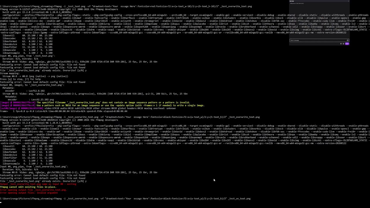 1000 HRs Streaming #23 - Trying Out ffmpeg