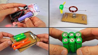 4 INVENTIONS MADE WITH DC MOTOR - Tips and tricks