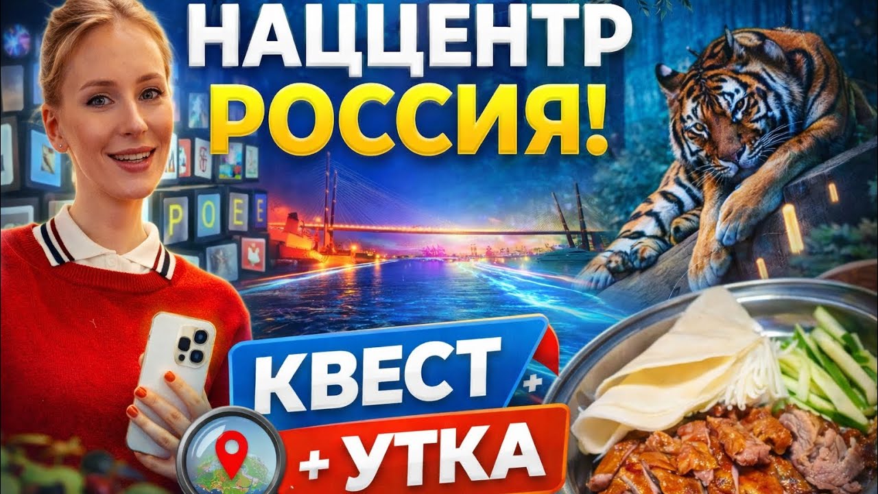 НАЦЦЕНТР «РОССИЯ» в Приморье, КВЕСТ и УТКА — идеальные два дня во Владивостоке