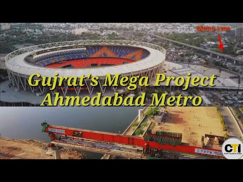 Gujrat's Mega Project | Ahmedabad Metro || Phase1&2 Full Detail || Aerial View ||