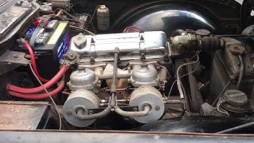 Running triumph tr4 engine