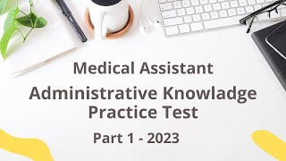 CMA Medical Assistant Practice Test for Administrative Knowledge 2023 (50 Questions with Answers) screenshot 3