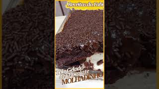 Bolo Gelado De Chocolate Molhadinho