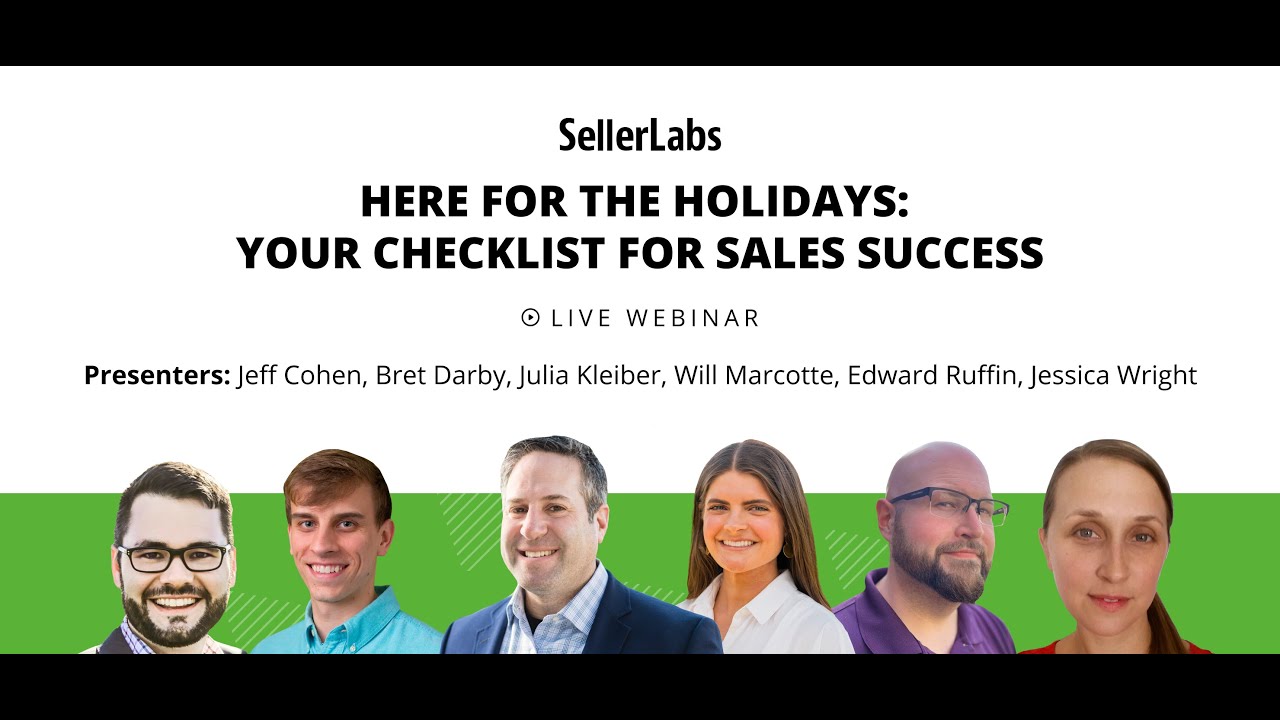 Here for the Holidays: Your Checklist to Amazon Sales Success - YouTube