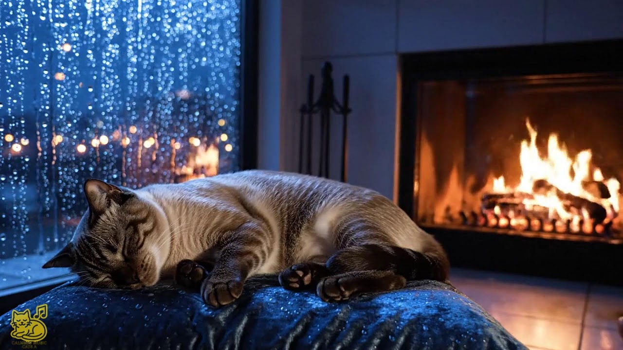 Calming Music for Cats - Relaxation, Deep Sleep, Stress Relief, Peaceful Piano Music