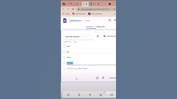 [Google Sheets Tips] Tạo form khảo sát google form