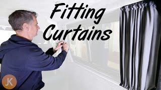 JK Guide - How to fit curtains to your van