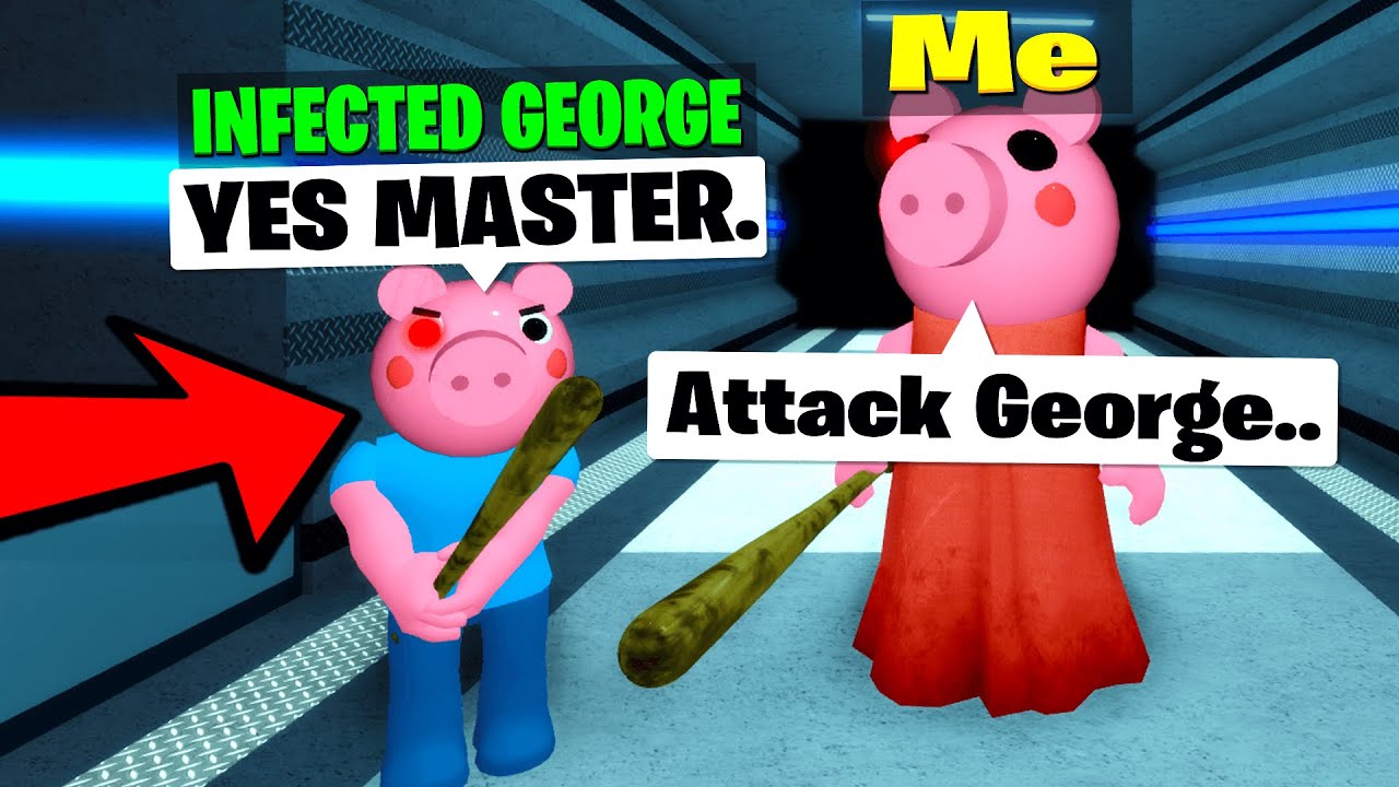 Hacking George Pig In Piggy Roblox Youtube - how to hack in roblox piggy