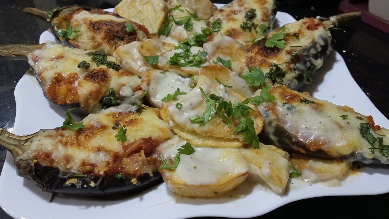 غراتان البذنجال و البطاطا 😋😋😋😋بنةةةةةةة هايلة 🥰🥰🥰👌👌👌👌🤤🤤🤤🤤🤤🤤