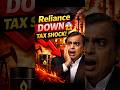 "Reliance Share Crash! असली कारण जान लो” #shorts