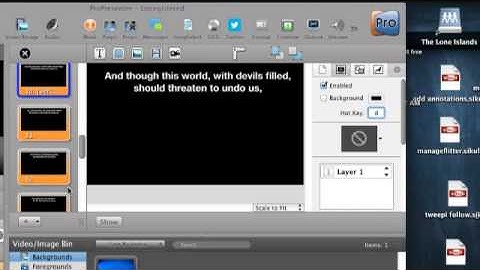 Propresenter 5 Tutorial: Formating songs for different arrangements | ChurchTechCast.com Screencast