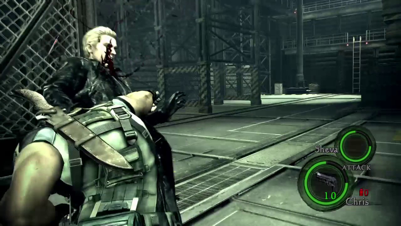RESIDENT EVIL 5, Knife Only on Wesker Fail, Professional Difficulty