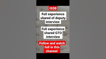 Issb interviews #experiences #shared #explained #issb #pma #issbpreparation