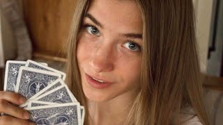 [ASMR] Playing Cards In The Rain (With Your New Crush)