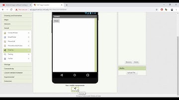 Sharing option in MIT app Inventor || Share box without coding