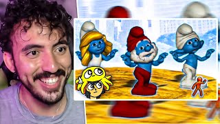 joguei o just dance dos smurfs  - SAIKO | Leozin React